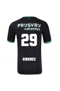 Feyenoord Santiago Gimenez #29 Voetbaltruitje Uit tenue 2024-25 Korte Mouw